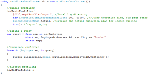Inline profiling in C#