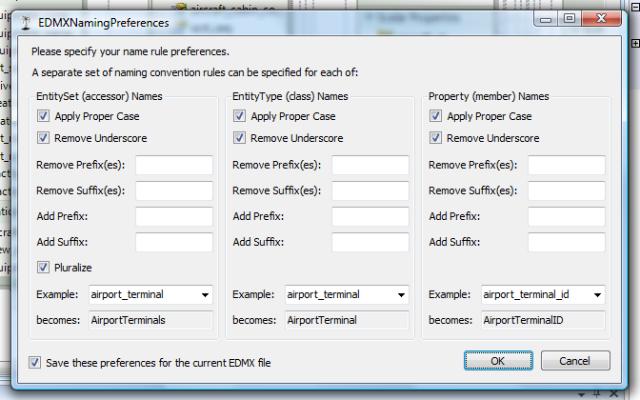 Naming rule dialog...